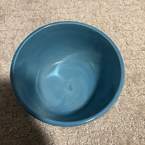 JCP Home azure blue bowl 6x3 - Picture 2 of 5